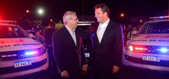 Tigre: El Intendente Zamora y Sergio Massa presentaron nuevos móviles de seguridad