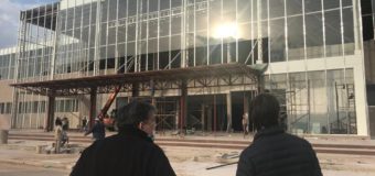 El intendente Ishii recorrió junto al actual Sec. Gral. de Gobierno de la Pcia. de Buenos Aires Federico Thea, la obra de la Facultad de Medicina