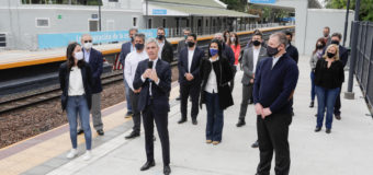 Belgrano Norte: ya inauguraron ocho estaciones renovadas