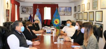 Mario Ishii, recibió a funcionarias del Ministerio de Desarrollo Social de la Nación