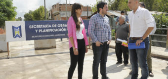 Comenzó la pavimentación y obra hidráulica de la calle Herrera en Ing. Adolfo Sourdeaux