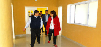 Ishii y la Ministra de Salud Zulma Ortiz recorrieron las obras del SEDRONAR