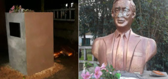 Luján: Inauguraron busto de Néstor Kirchner y al otro día apareció roto