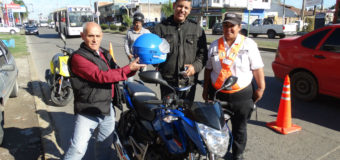 Nuevo operativo de concientización para motociclistas en José C. Paz