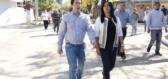 El Intendente Nardini inauguró obra hidráulica y pavimentación en Ing. Adolfo Sourdeaux