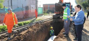 Jaime Méndez recorrió una nueva obra de repavimentación e hidráulica en Santa Brígida