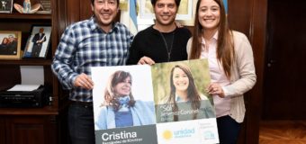 Leo Nardini y Sol Jimenez recibieron las visitas de Taiana, Kicillof y el Dr. Cormillot