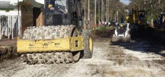 Comenzó la obra hidráulica y de pavimentación de la calle José Verdi en Malvinas Argentinas