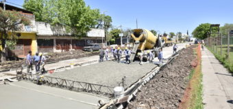 Malvinas Argentinas destinó un tercio de su presupuesto en obras