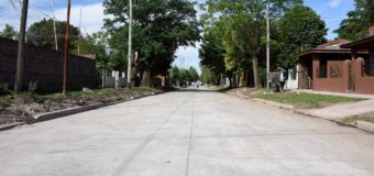 Quedó habilitado un nuevo pavimento en Grand Bourg