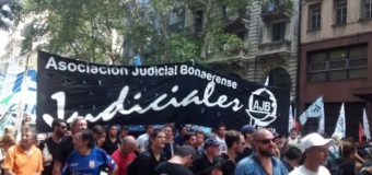 Judiciales bonaerenses van al paro el miércoles contra el intento de Cambiemos de eliminar la feria