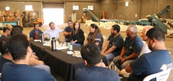 María Eugenia Vidal y Jaime Méndez visitaron la Planta de Reciclado de San Miguel
