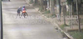 San Miguel: motochorros detenidos gracias a las cámaras del municipio