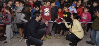 El Intendente Nardini inauguró una nueva obra en Tortuguitas