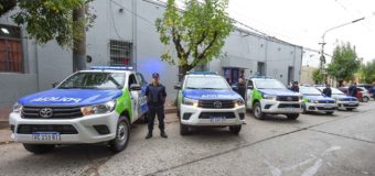 Escobar incorporó 5 nuevos patrulleros para la mejora de la seguridad del distrito