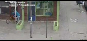 Robó una bicicleta y lo atraparon gracias a las cámaras de Tigre