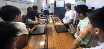 Jaime Méndez y Andrés Ibarra inauguraron un Punto Digital en San Miguel