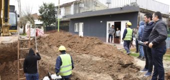 Nardini dio comienzo a una serie de obras hidráulicas por $100.000.000