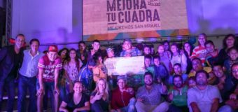 Gran cierre del concurso “Mejorá tu Cuadra, Mejoremos San Miguel»