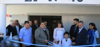 Mario Ishii inauguró la escuela primaria Nº 40 construida por el municipio