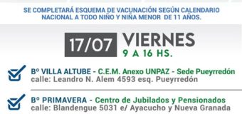 Continúan los operativos de vacunación en los barrios de José C. Paz