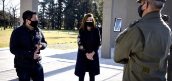 Nardini recorrió el edificio que Gendarmería Nacional tiene en Malvinas Argentinas