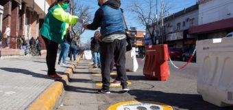 Hurlingham: Nuevo sistema de señalización para el distanciamiento social