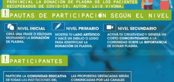 Malvinas Argentinas: Importante concurso de concientización de donación de plasma en las escuelas