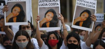 Familiares y amigos de Lucía se movilizaron a la plaza de San Miguel y al bar Zar pidiendo justicia