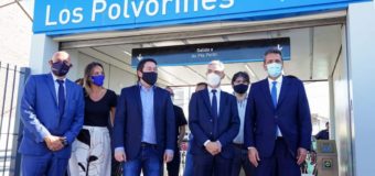 Nardini, Meoni y Massa, inauguraron la nueva estación de Los Polvorines