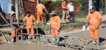 San Miguel: Nuevos pavimentos en Barrios Sarmiento y Los Paraisos