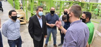 Impuesto a las ganancias: Nardini y Massa dialogaron con trabajadores de la empresa Vía Bariloche