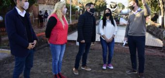 Nuevo pavimento en el Barrio San Román de Ing. Adolfo Sourdeaux