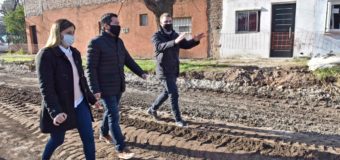 Nardini visitó un nuevo comienzo de obra en barrio El Sol