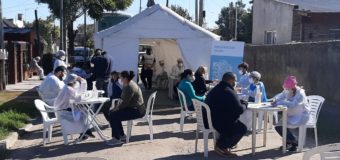 Continúan los hisopados del Programa Detectar en los barrios de San Miguelç