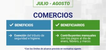 Malvinas Argentinas dispone nuevas medidas de alivio fiscal para sectores afectados por la pandemia