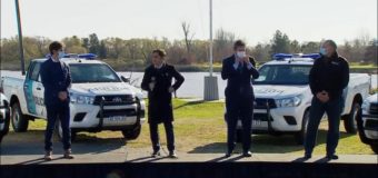 Kicillof, Massa y Berni entregaron patrulleros para San Fernando