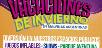 Las vacaciones de invierno se disfrutan en Malvinas Argentinas