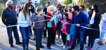 Se inauguró el pavimento de la calle Villa de Mayo