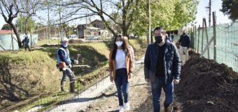 Leo Nardini y Noe Correa visitaron la obra del Corredor Hooke