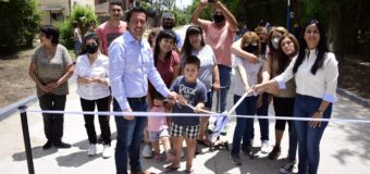 El día después de las elecciones, Nardini y Correa inauguraron nuevos pavimentos