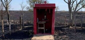 El santuario del Gauchito Gil quedó intacto en medio de los incendios en Corrientes