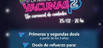 Llega La Noche de Las Vacunas 2 a La Provincia