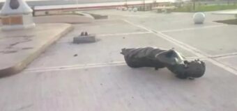 Vandalizaron la estatua de Cristina Kirchner que fue inaugurada hace pocos días en Río Gallegos
