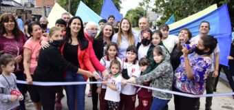 Noe Correa inauguró la obra de la calle Paracas