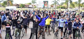 Se realizó la bicicleteada familiar en Malvinas Argentinas