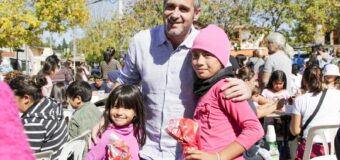 Pilar: Achával acompañó a las familias en las actividades por Pascuas en los barrios