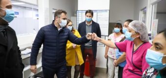 Achával recorrió el Hospital de Derqui al cumplirse su segundo aniversario