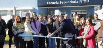 Achával y Kicillof inauguraron la octava escuela de Pilar
