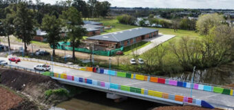 Quedó inaugurado el puente vial que une a Maschwitz y Benavídez